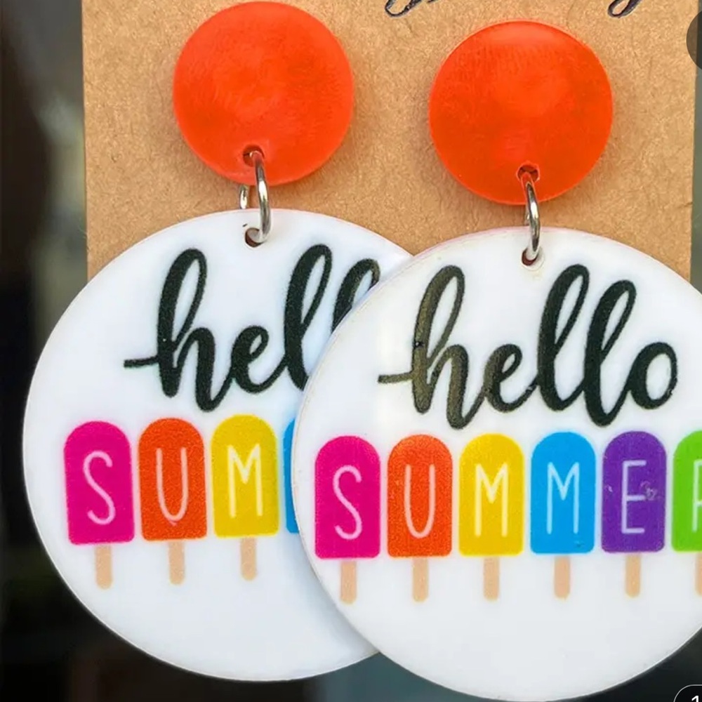 NWT Happy Summer earrings
